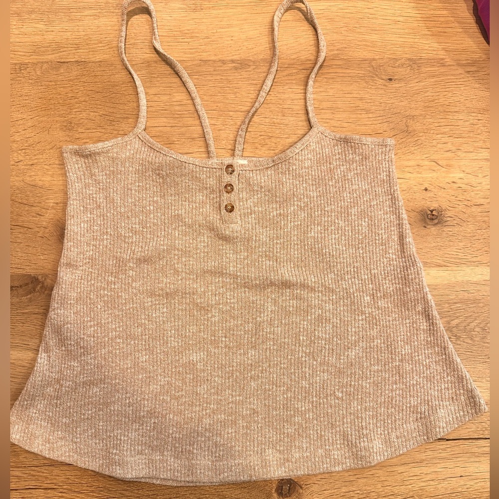 Sezane light brown cami